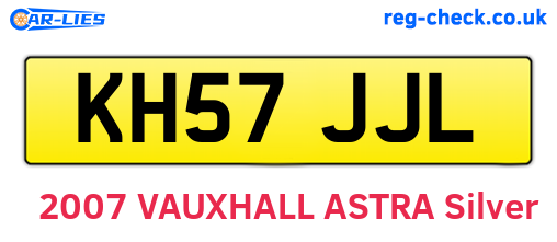 KH57JJL are the vehicle registration plates.