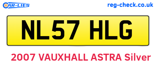 NL57HLG are the vehicle registration plates.