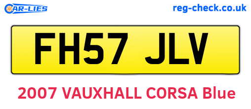 FH57JLV are the vehicle registration plates.