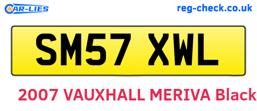 SM57XWL are the vehicle registration plates.