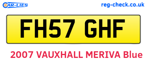 FH57GHF are the vehicle registration plates.