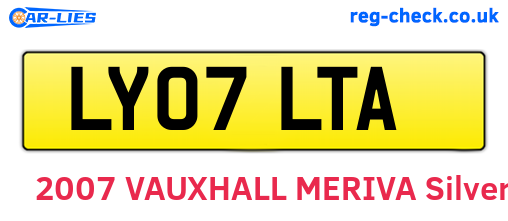 LY07LTA are the vehicle registration plates.