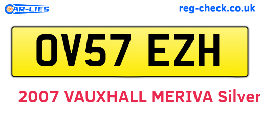 OV57EZH are the vehicle registration plates.