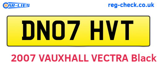 DN07HVT are the vehicle registration plates.