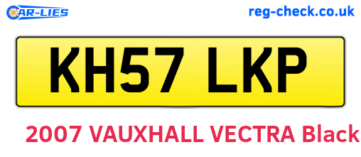 KH57LKP are the vehicle registration plates.