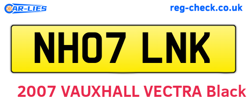 NH07LNK are the vehicle registration plates.