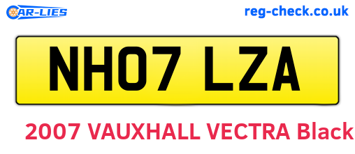 NH07LZA are the vehicle registration plates.