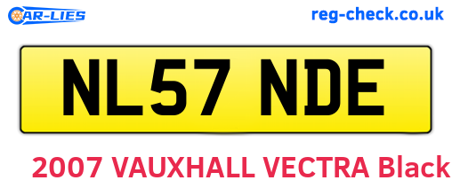 NL57NDE are the vehicle registration plates.