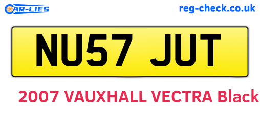 NU57JUT are the vehicle registration plates.