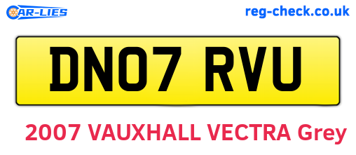 DN07RVU are the vehicle registration plates.