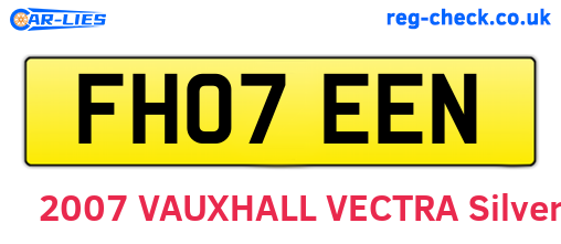 FH07EEN are the vehicle registration plates.