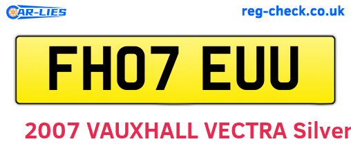 FH07EUU are the vehicle registration plates.