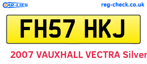 FH57HKJ are the vehicle registration plates.