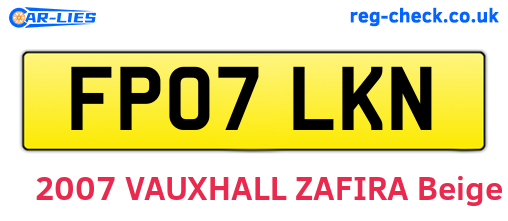 FP07LKN are the vehicle registration plates.