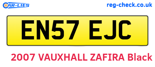 EN57EJC are the vehicle registration plates.