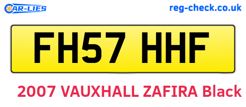 FH57HHF are the vehicle registration plates.