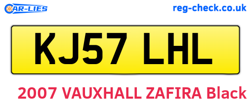 KJ57LHL are the vehicle registration plates.