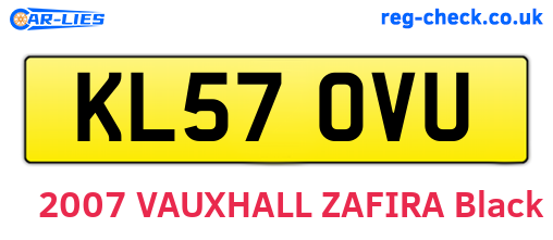 KL57OVU are the vehicle registration plates.
