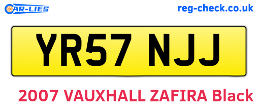 YR57NJJ are the vehicle registration plates.
