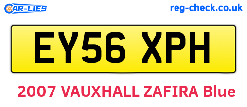 EY56XPH are the vehicle registration plates.