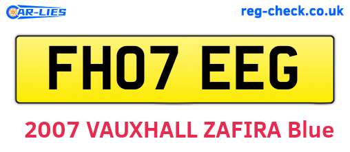 FH07EEG are the vehicle registration plates.