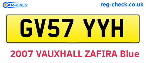 GV57YYH are the vehicle registration plates.
