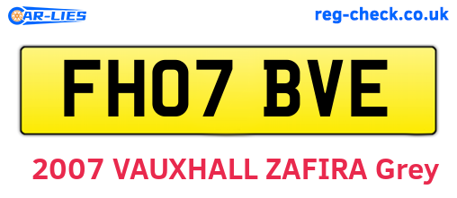 FH07BVE are the vehicle registration plates.