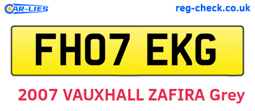 FH07EKG are the vehicle registration plates.