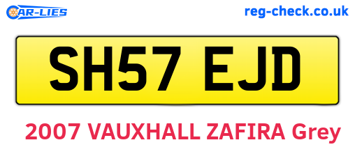 SH57EJD are the vehicle registration plates.