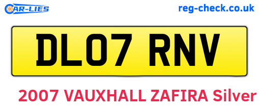DL07RNV are the vehicle registration plates.