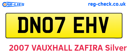 DN07EHV are the vehicle registration plates.