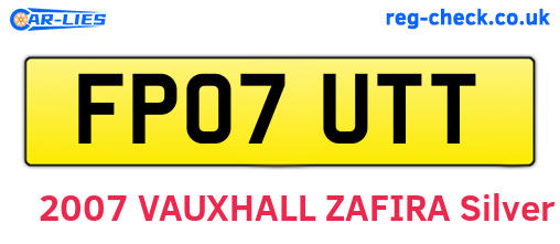 FP07UTT are the vehicle registration plates.