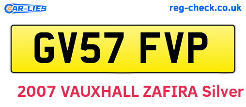 GV57FVP are the vehicle registration plates.