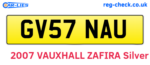 GV57NAU are the vehicle registration plates.
