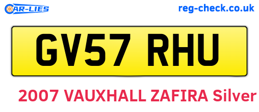 GV57RHU are the vehicle registration plates.