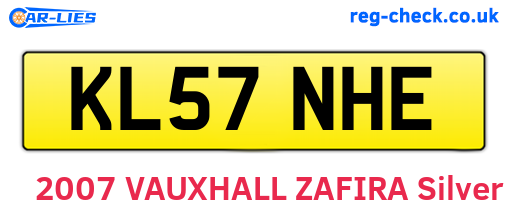 KL57NHE are the vehicle registration plates.