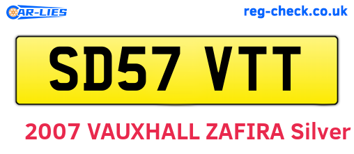 SD57VTT are the vehicle registration plates.