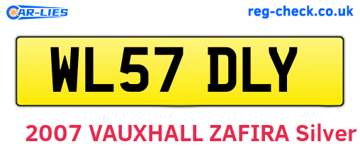 WL57DLY are the vehicle registration plates.