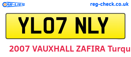 YL07NLY are the vehicle registration plates.