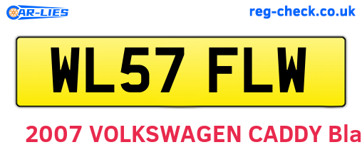 WL57FLW are the vehicle registration plates.