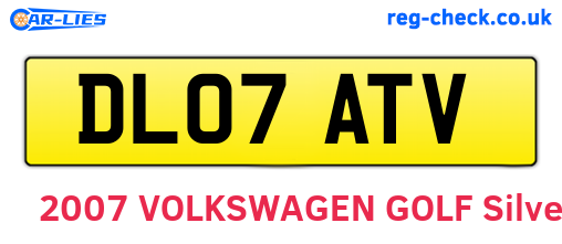 DL07ATV are the vehicle registration plates.