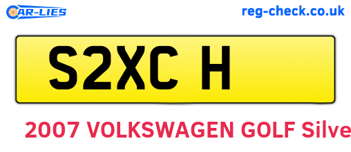 S2XCH are the vehicle registration plates.