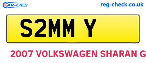 S2MMY are the vehicle registration plates.