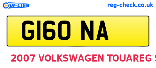 G16ONA are the vehicle registration plates.