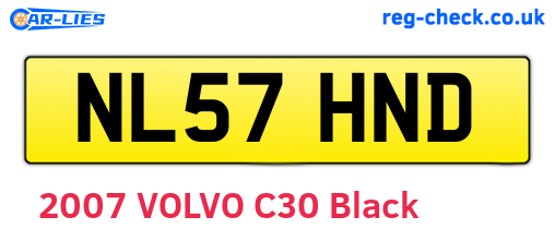 NL57HND are the vehicle registration plates.