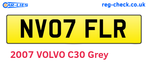 NV07FLR are the vehicle registration plates.