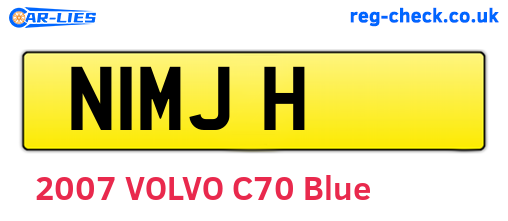N1MJH are the vehicle registration plates.