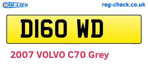 D16OWD are the vehicle registration plates.