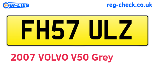 FH57ULZ are the vehicle registration plates.