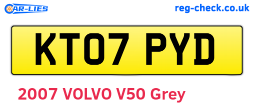 KT07PYD are the vehicle registration plates.